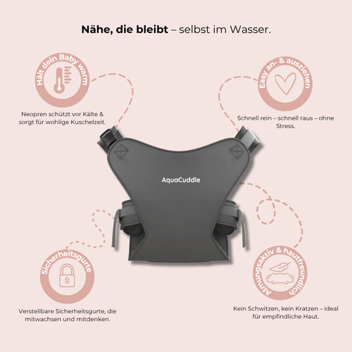 AquaCuddle - Wasserfeste Babytrage